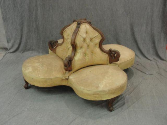 Victorian Upholstered Center Piece.