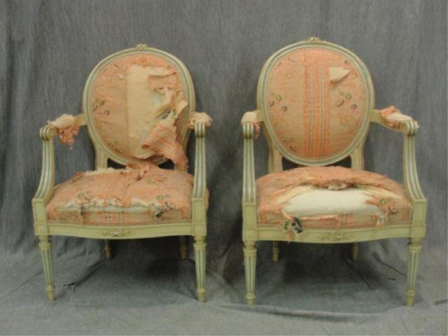 Pair 1 of Louis XVI Upholstered bcb96