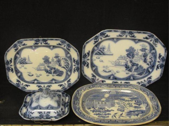 Lot of 3 Platters along with a Lidded