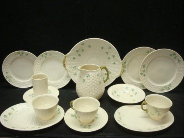 BELLEEK. Lot of Assorted Porcelain with