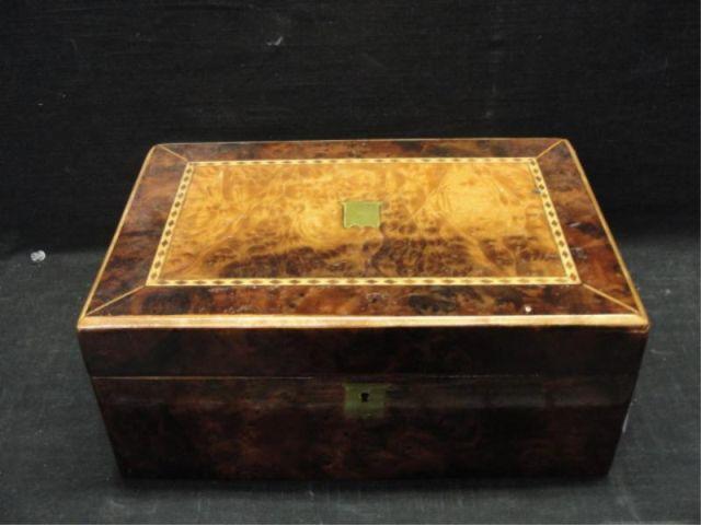 Inlaid Lap Desk with Leathertop