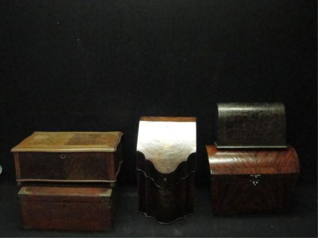 Lot of 5 Boxes. Includes 1 Inlaid
