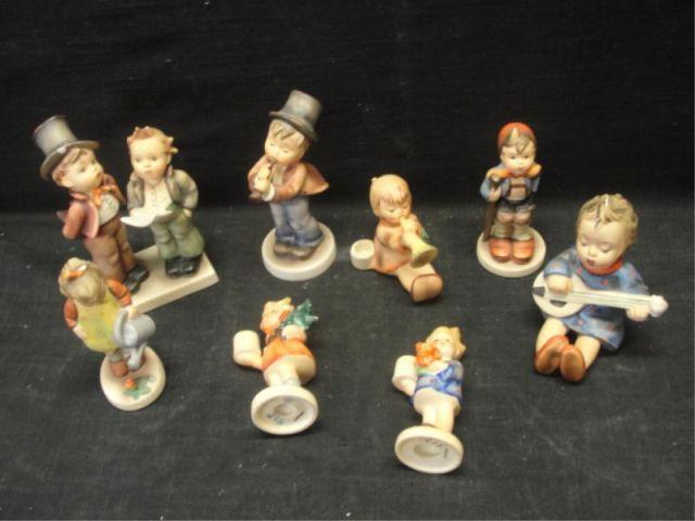 Lot of 8 Hummel Figures. 2 as is.