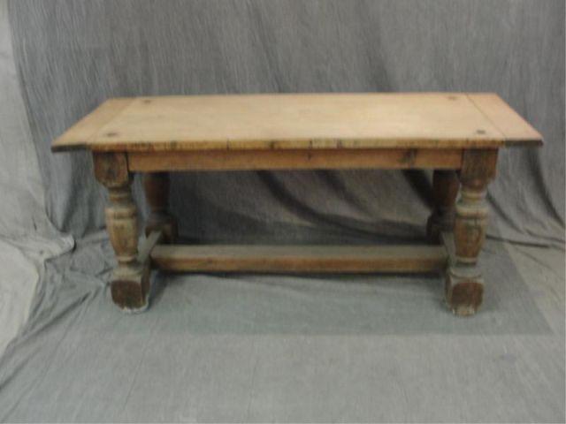 18th 19th Cent Harvest Table  bcc3e