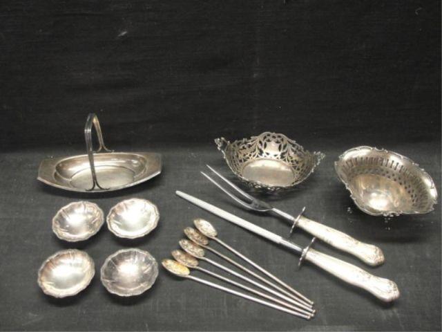Lot of Silver and Plate. From a