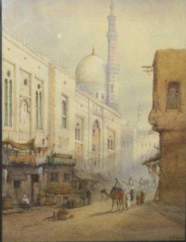 CATANO, Frank. c.1900 W/C of Cairo