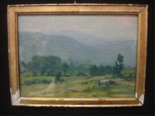 NISBET, Robert. Gouache of Landscape