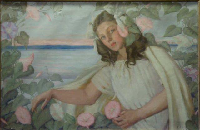 EILERS, Emma. c.1910 O/C of Beauty