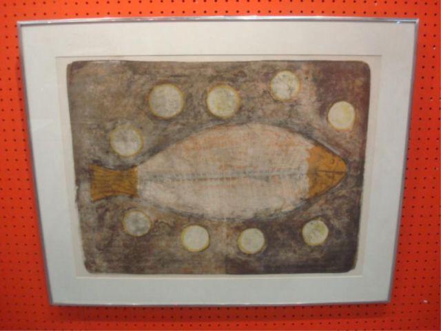 TAMAYO, Rufino. Signed Color Lithograph