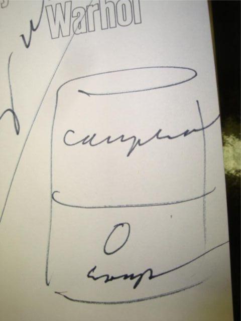 WARHOL, Andy. 1975 Signed Book