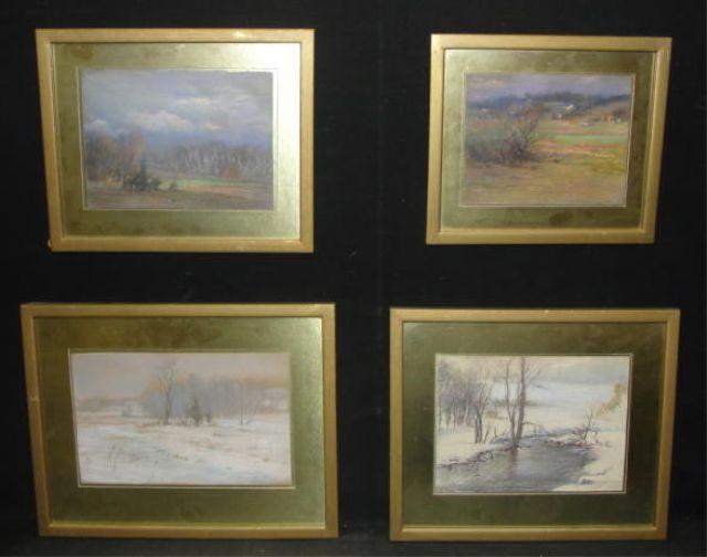 BERB, W .K ?  4 Pastels. All signed
