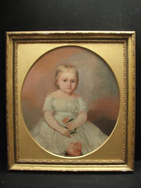 Oil on Canvas of a Child with a