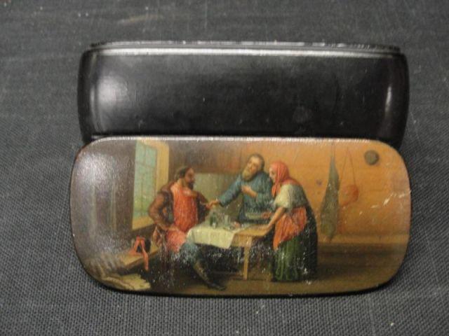 RUSSIAN Hand Painted Lacquer bd207