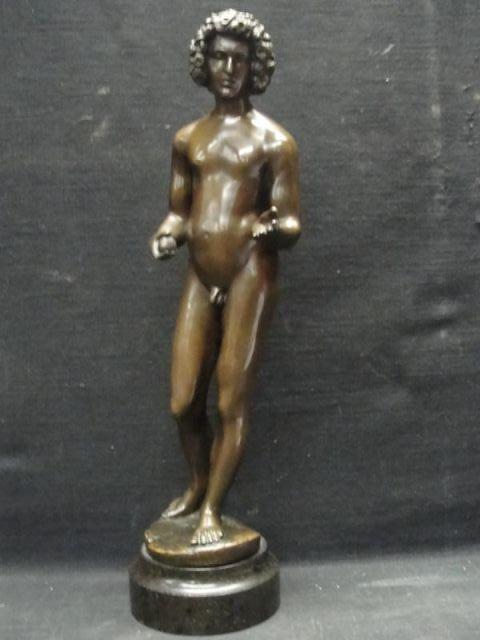 Bronze ADAM on Marble Base. Great quality