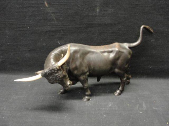 BERGMAN Bronze Bull Signed with bd213