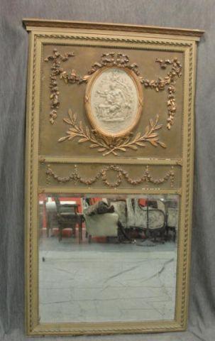 Ornate Trumeau Beveled Mirror with bd232