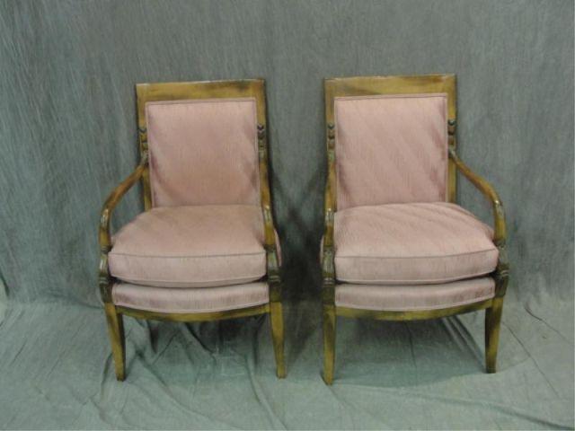 Pair of Empire Style Arm Chairs bd245