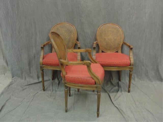 Three Louis XV Style Chairs. From a