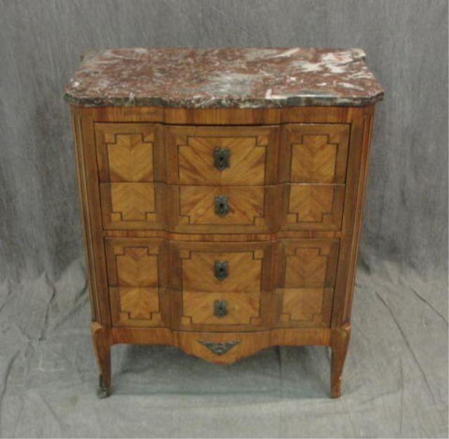 Antique Italian Inlaid Marbletop bd257