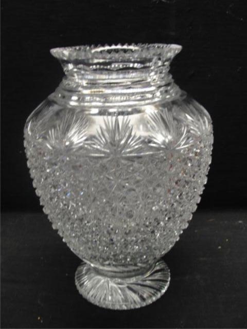 Fine Cut Glass Urn Superb cut  bd262