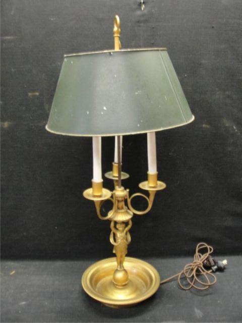 Bronze Figural Builloitte Lamp