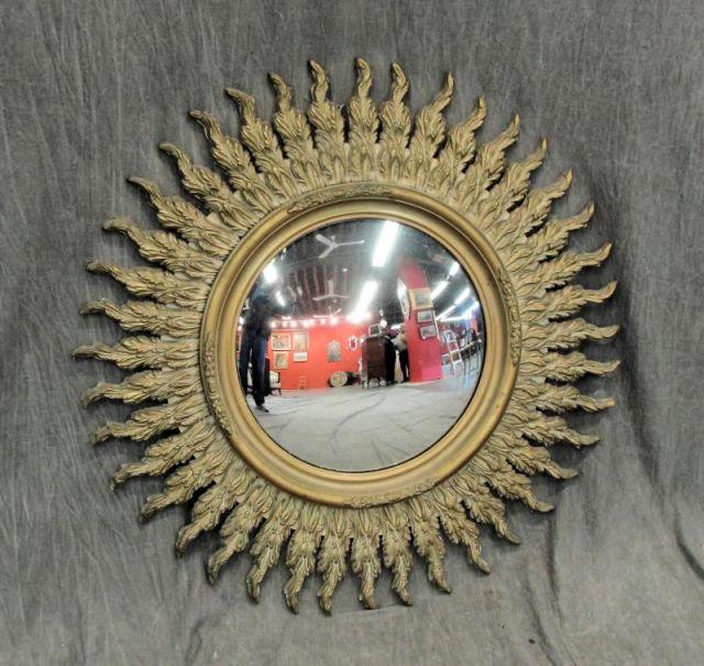 Gilt Sunburst Mirror From a Queens  bd2a9