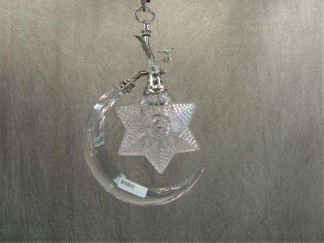 Star and Crescent Hanging Light Fixture.