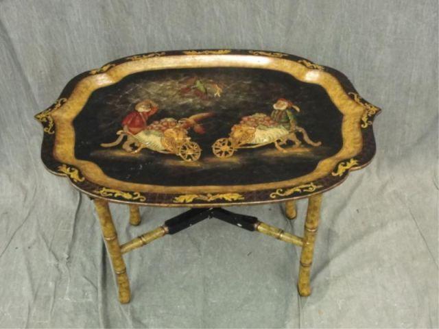Decorative Tray Top Table. From a White