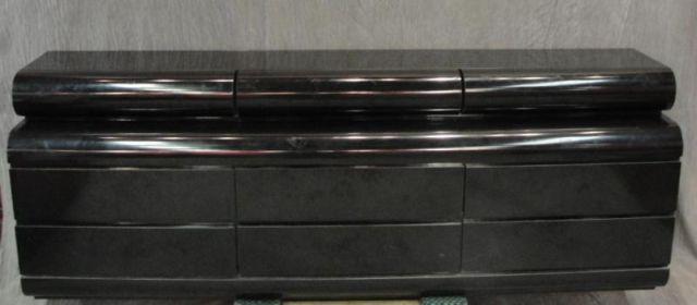 Large Black Lacquer Multi Drawer bd2e5