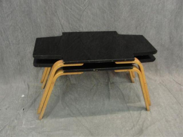 Pair of Midcentury Bentwood Benches bd308
