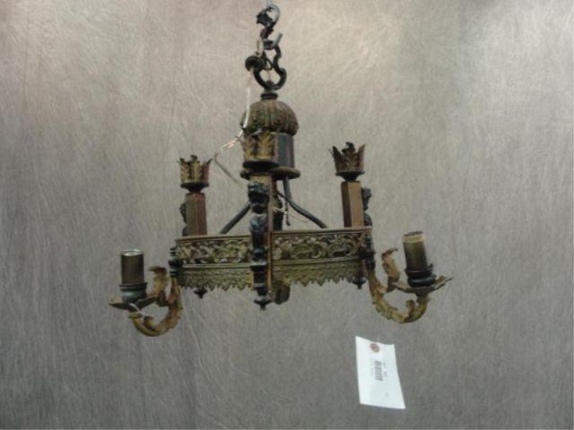 Art Deco Chandelier From a Bronxville bd30c