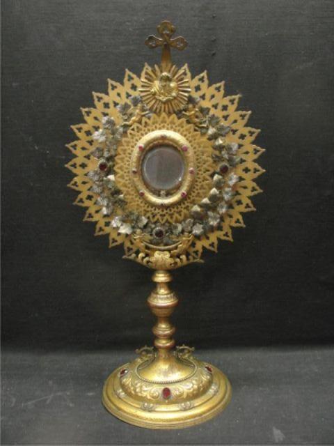 Antique Spanish Monstrance. From