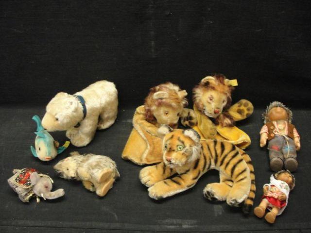 Lot of Toys Incl STEIFF. 9 pieces