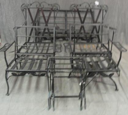 8 Piece Iron Outdoor Set. From