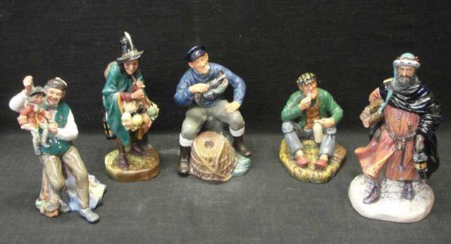 ROYAL DOULTON 5 Figurines Series  bd915