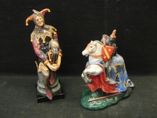 ROYAL DOULTON 2 Figurines Knight bd917