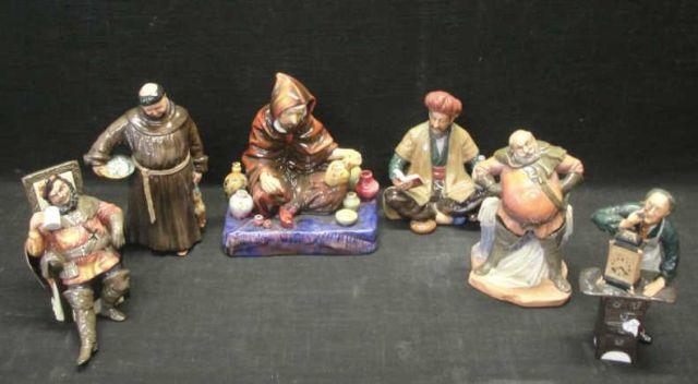 ROYAL DOULTON. 6 Male Figurines.