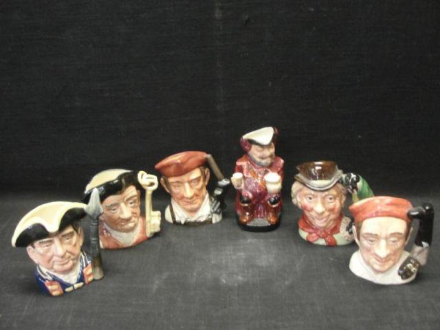 ROYAL DOULTON. 6 Porcelain Tobies. Series: