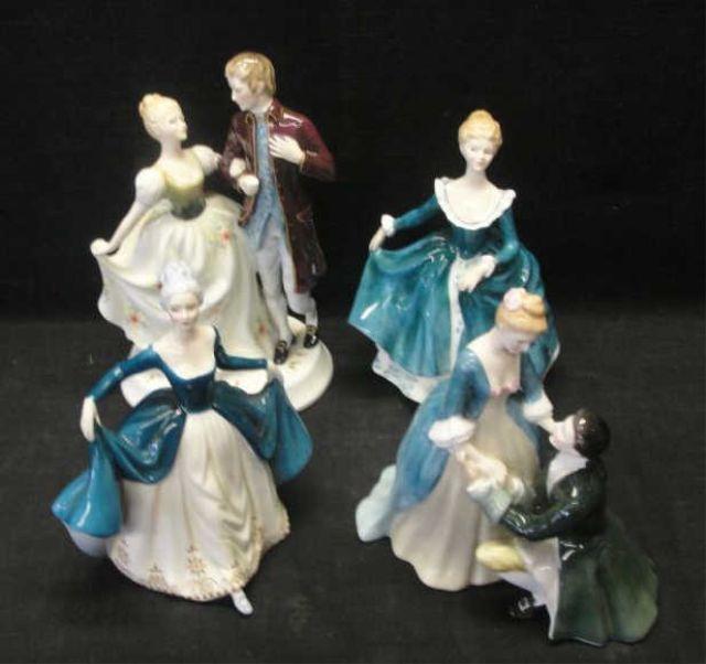 ROYAL DOULTON. 4 Figurines / Figural