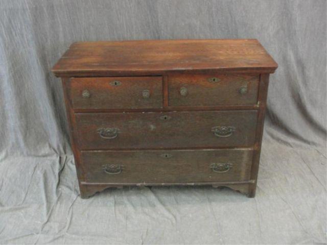Victorian Oak Chest of Drawers  bd934