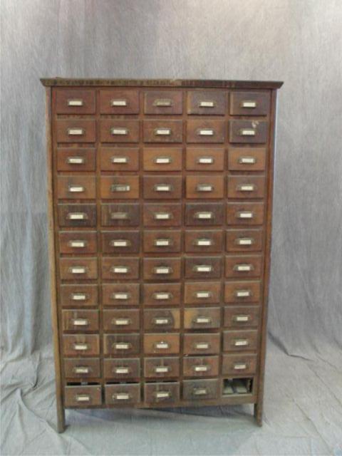 Victorian Multi Drawer File Cabinet  bd93b