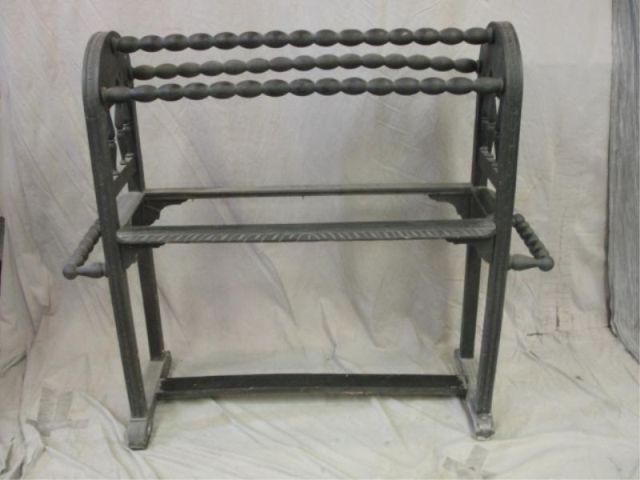 Victorian Wood Hall Rack. From