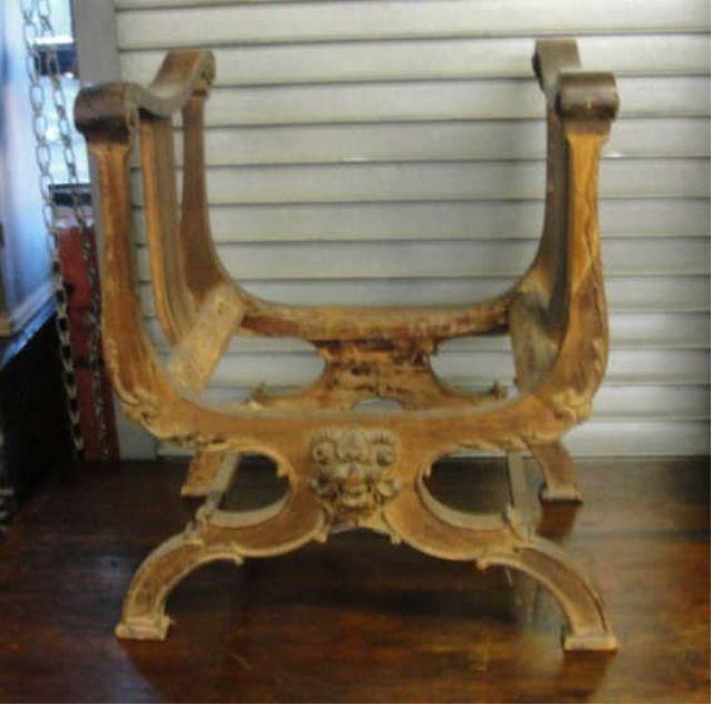 Neoclassical Style Chair with Carved bd949