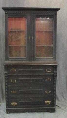 Victorian China Cabinet Bookcase  bd94b