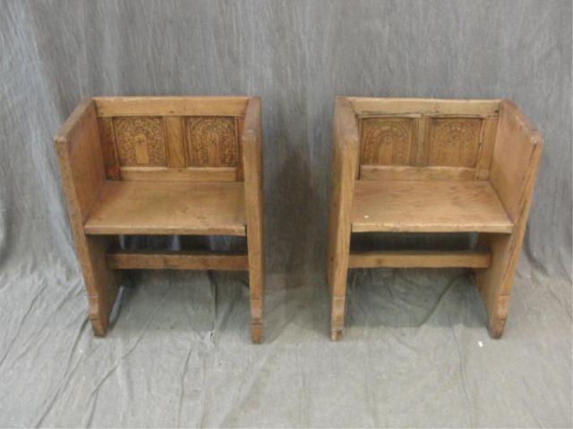 Pair of 18th / 19th Cent Benches