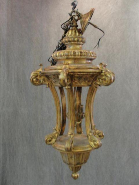 Giltwood Hall Chandelier From bd95e