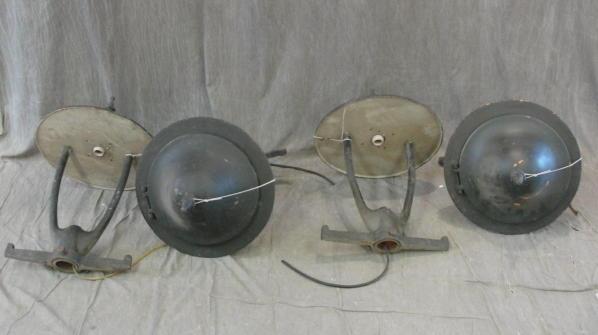 4 Antique Iron Hanging Lamps From bd965