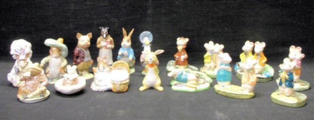 BESWICK Lot of 18 Figurines Beatrix bd984