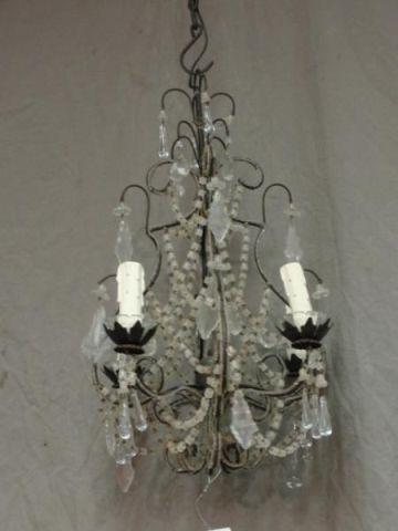 Metal Beaded Crystal Chandelier  bd98d