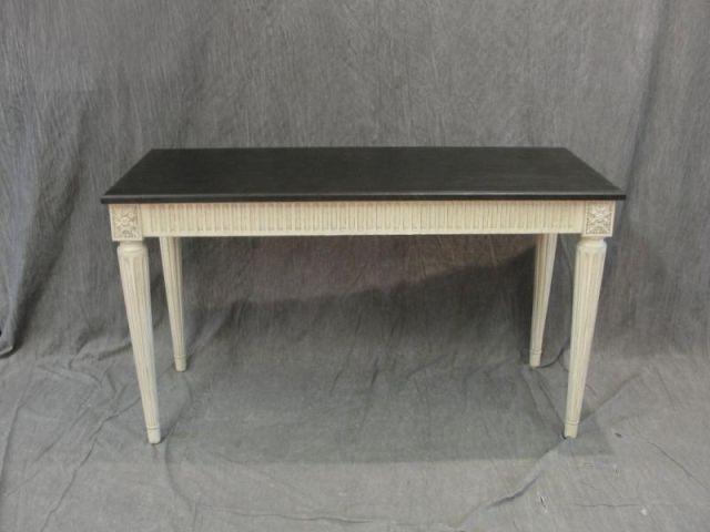 Louis XVI Style White Painted Console bd997